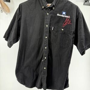 NASCAR Dale Earnhardt Jr 29‎ GM Goodwrench Short Sleeve Button Up Shirt Mens XL
